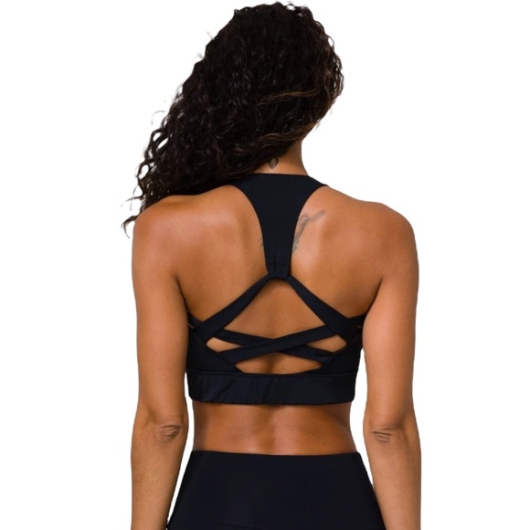 Onzie Flow Warrior sports bra in black - Picture 1 of 10
